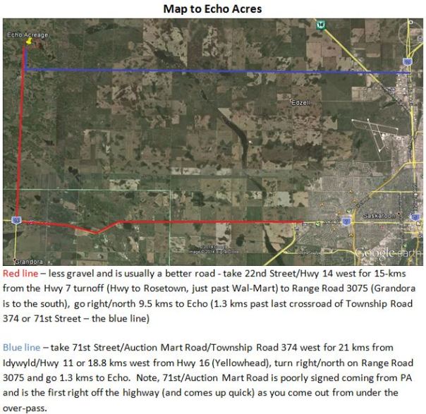 Map to Echo Acres image(2)